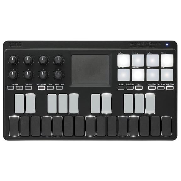 Korg nanoKEY Studio Mobile MIDI Keyboard with 25 Backlit Keys
