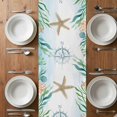 thumbnail image 6 of Octopus Coastal Table Runner - 70 Inch Long, Kitchen Dining Table Runner Dresser Scarves, Summer Beach Nautical Starfish Compass Farmhouse Decor for Coffee Tables Wedding Party Banquet, 6 of 8