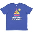 thumbnail image 3 of Inktastic Grandpas First Mate Girls Pink Sailboat Youth T-Shirt, 3 of 5