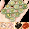 thumbnail image 5 of Jonlaki Rune Stone Set, Witch Runes Set Virgin Letters Script for Divinati, 5 of 7
