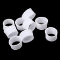 thumbnail image 3 of 10 Pieces Stretchy Tennis Racket Handle Rubber Tennis Racquet Band - White, 3 of 9