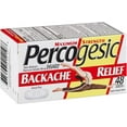 thumbnail image 2 of Percogesic Backache Relief Pain Reliever, Maximum Strength, 48 Tablets (3 Pack), 2 of 6