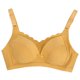thumbnail image 5 of Sujetador de lactancia posparto fino de algodón, ropa interior transpirable antihundimiento para mujeres que amamantan, ropa interior de lactancia de verano (amarillo 90B), 5 of 5