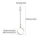 thumbnail image 5 of Injueey Anillo porta cigarrillos de alta dureza elegante artefacto para fumar Circlet Tobacciana accesorio joyería coleccionable para mujeres encendedores plata S, 5 of 6