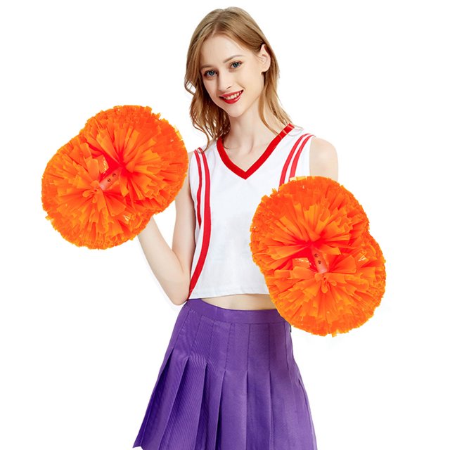 Cheerleading Handheld Colorful Flowers Sports Activities Performance Cheering Supplies Round Colorful Practical Material Lightweight Handle Sexy Party Dress for Women Event Dress for Women Party Flags