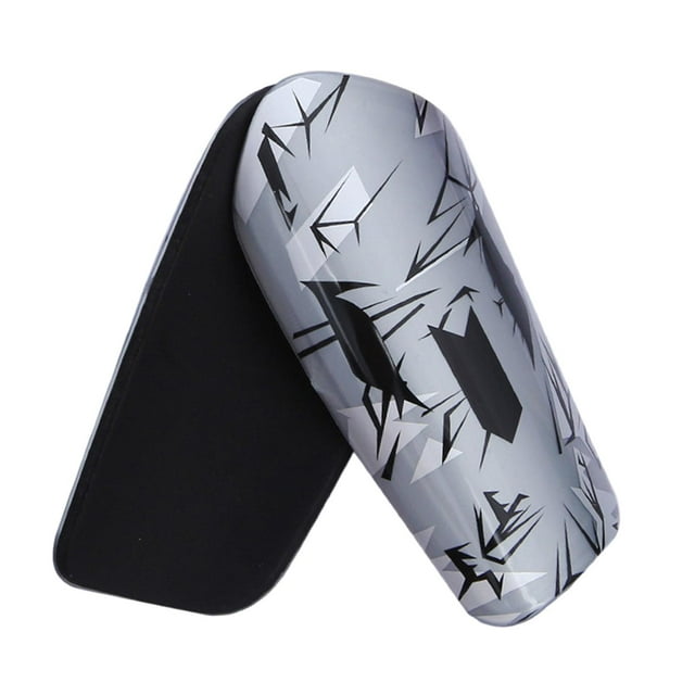 2 piezas de espinilleras de fútbol, protección de caña, tabla de práctica, cómodas y ligeras, protección de piernas, espinilleras para niñas y hombres Gris