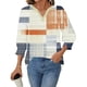 thumbnail image 4 of Xuyuer Women's 3/4 Sleeve Tops Loose Fit Dressy Casual T Shirts for Women Basic Tees Blouses with Smocked Cuffs Casual Womens Tops Trendy Summer Spring Shirts S-2XL Tops 2026, 4 of 7