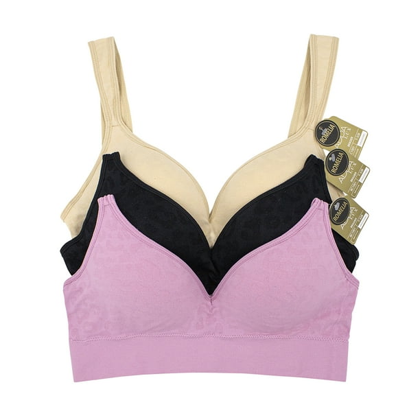Paquete de Top Adda Lingerie Modelo Romelia, broches en espalda.