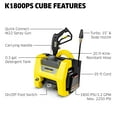 thumbnail image 3 of Karcher 1800 Psi 1.2 Gpm Electric Cold Water Pressure Washer With 3 Spray Nozzles, 3 of 9