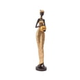 thumbnail image 5 of African Figurine Women Figure Statue Ornaments Centerpiece Tribal Lady Sculpture Statues and Sculptures for Office Hotel Housewarming Gift Golden, 5 of 8