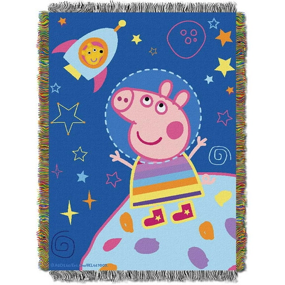 Pixar "Character Blocks" Woven Tapestry Throw Blanket
