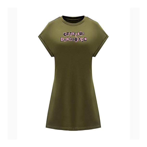 Vestido de verano para mujer, vestido de línea a para ir de compras, desplazamientos, regalo del día de San Valentín XL