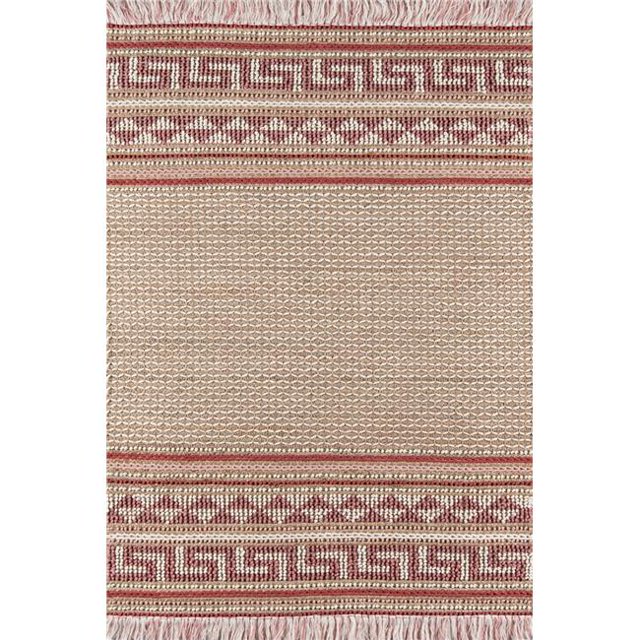 Momeni ESME0ESM-3PNK6090 6 x 9 ft. Esme-3 Hand Woven Rectangle Area Rug - Pink