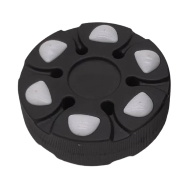 Almencla Rondelle de Hockey à Roulettes Cadeau Unique Balle de Hockey pour Activité Sportive Extérieure Noir