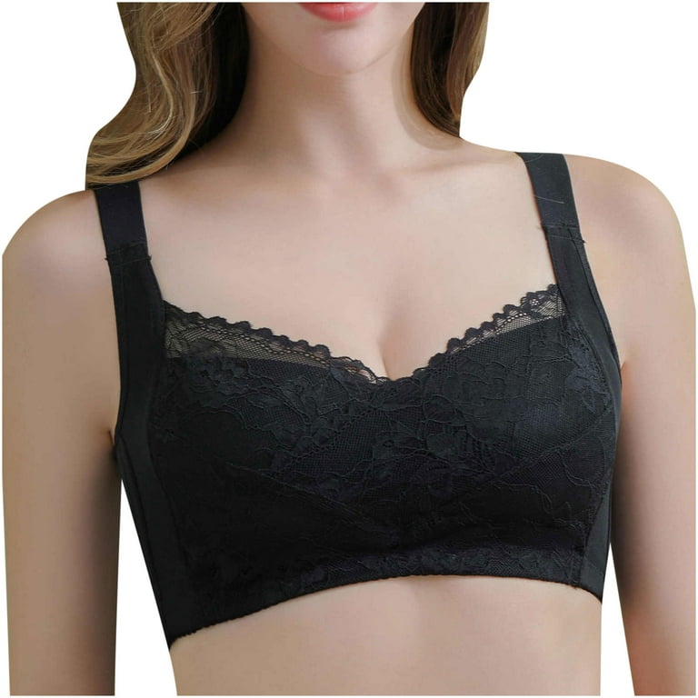 Viadha underoutfit bras for women Ladies Comfortable Breathable No Steel  Sexy Lace Appear Small Adjustment Lift Bra Underwear