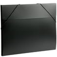 JAM Plastic Elastic Portfolio, 11x15x.5, Black, 1/Pack
