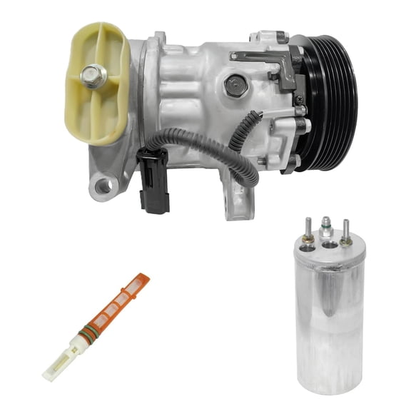 RYC New Automotive Air Conditioning Compressor and Clutch Kit KT DD00N (Fits Dodge Dakota 4.7L 2002-2003)