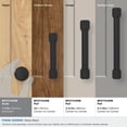 thumbnail image 3 of Amerock Faraday 1-1/4 inch (32mm) Diameter Matte Black Cabinet Knob, 3 of 6