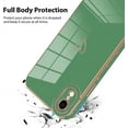thumbnail image 3 of for iPhone XR Case Love Heart Plating Electroplate Luxury Elegant Case Camera Protector Soft TPU Shockproof Protective Corner Back Cover iPhone XR Case -Green, 3 of 11