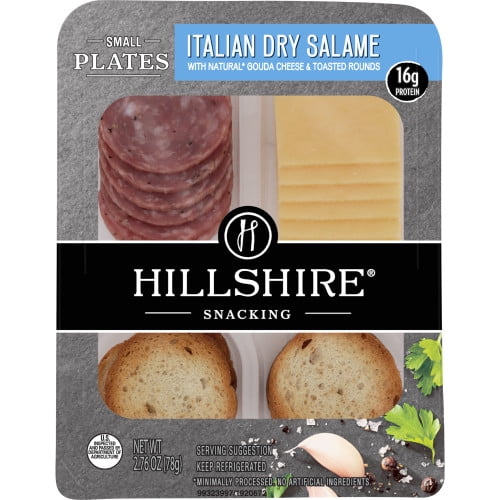 Hillshire® Snacking Small Plates, Italian Dry Salami Deli Lunch Meat