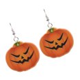 thumbnail image 5 of 1 par de pendientes de gancho de Halloween, divertidos pendientes colgantes de calabaza, joyería para Festival de disfraces para mujeres y niñas, 5 of 5