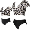 thumbnail image 2 of Traje De Baño Familiar A Juego Con Estampado De Leopardo, Bikini De Playa, Traje De Baño Cómodo Transpirable Para Padres E Hijos Guardurnaity OD015613-06, 2 of 6
