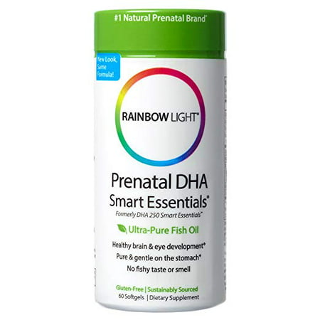 Rainbow Light - Prenatal DHA Smart Essentials, Gluten-Free, 60 (Best Fish Oil For Toddlers)