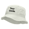 thumbnail image 2 of Tour Guide Embroidered Bucket Hat - White OSFM, 2 of 5