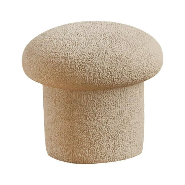 Reposapiés pequeño Taburete de ocio Taburete decorativo Reposapiés Otomanas Puffs Silla Caqui