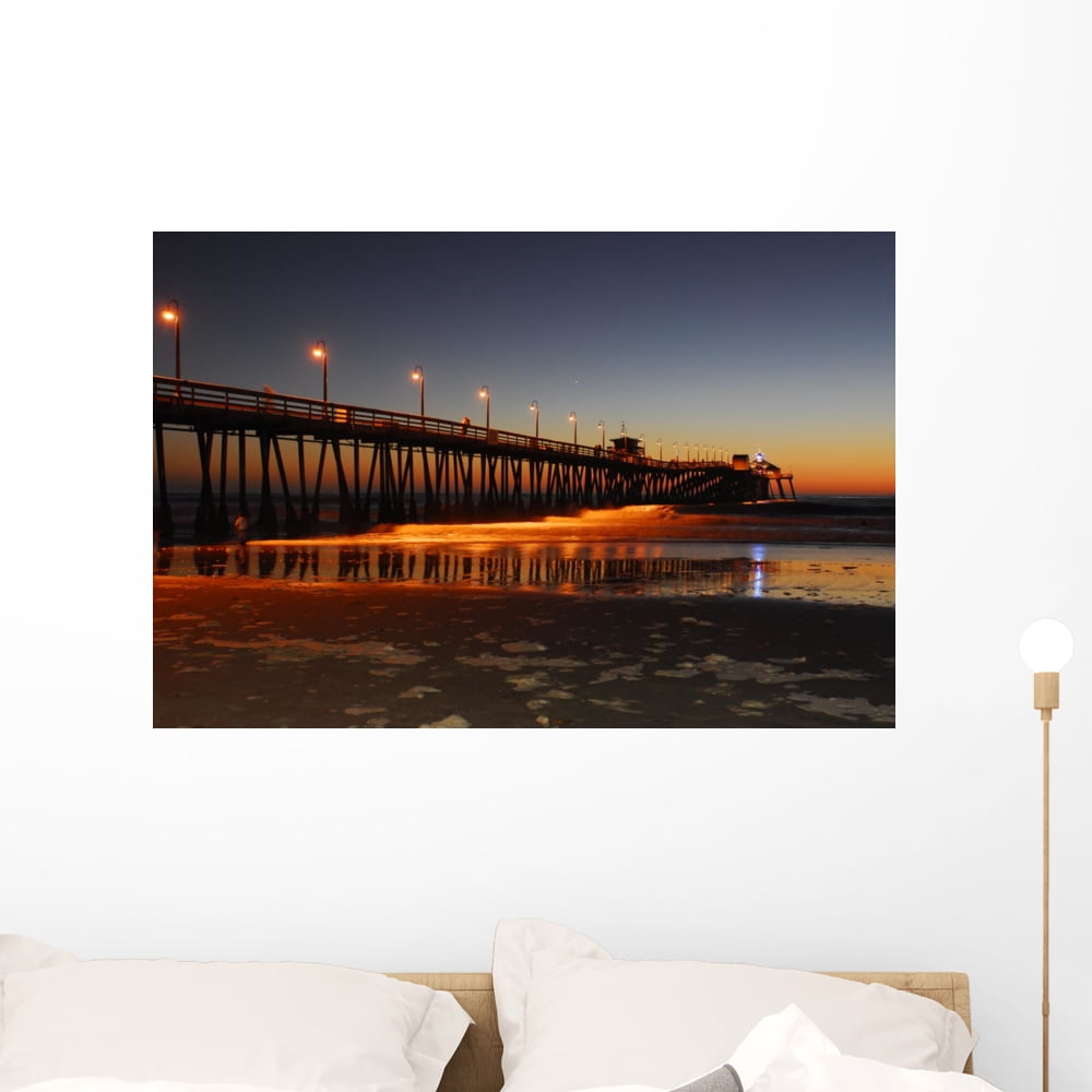 San Diego Pier Wall Mural Decal Sticker, Wallmonkeys Peel & Stick Vinyl ...