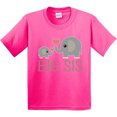 thumbnail image 3 of Inktastic Big Sis Elephant Youth T-Shirt, 3 of 5