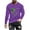 Purple, variant on ZRGHAOYLQ St. Patrick's Day Plus Size T Shirt Mens Big Tall Long Sleeve Crewneck T-shirt Shamrock Love Heart Print Shirt Tops Plus Size Slim Fit Muscle Shirts