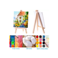 thumbnail image 3 of Mini Caballete De Madera Con Lienzo Para Pintura 14 Piezas blanco, 3 of 3