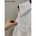 thumbnail image 5 of Blusas nuevas sin mangas con cuello redondo estilo francés Kuzuwata, camisa de bebé de corte en A dulce y ajustada con diseño de bola, blusas con parches fruncidos de Japón, 5 of 5