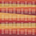 thumbnail image 1 of Ahgly Company Machine Washable Indoor Square Transitional Orange Area Rugs, 5' Square, 1 of 7