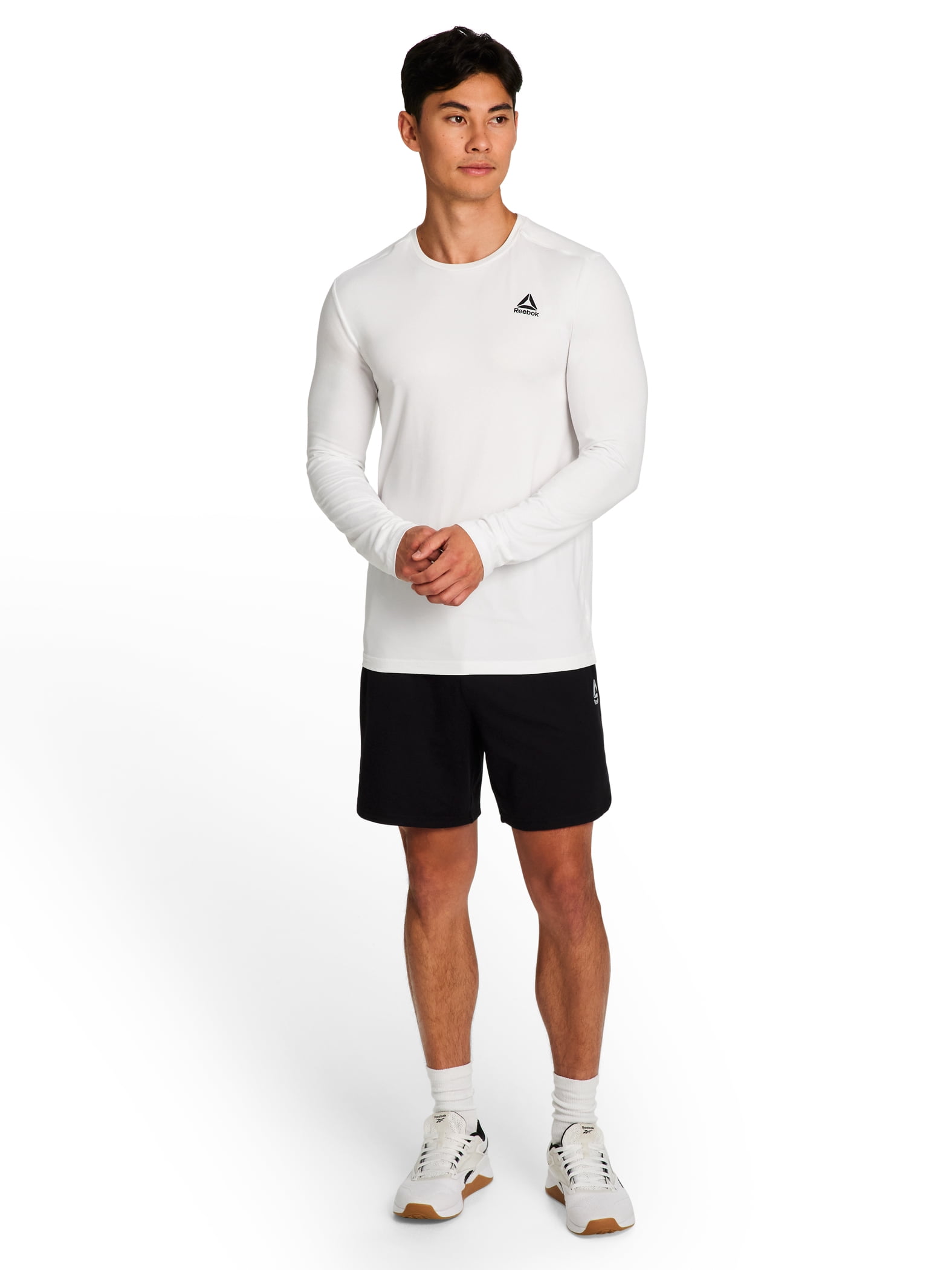 Reebok Men's and Big Men's Legacy Core Long Sleeve T-Shirt, Sizes XS-5XL