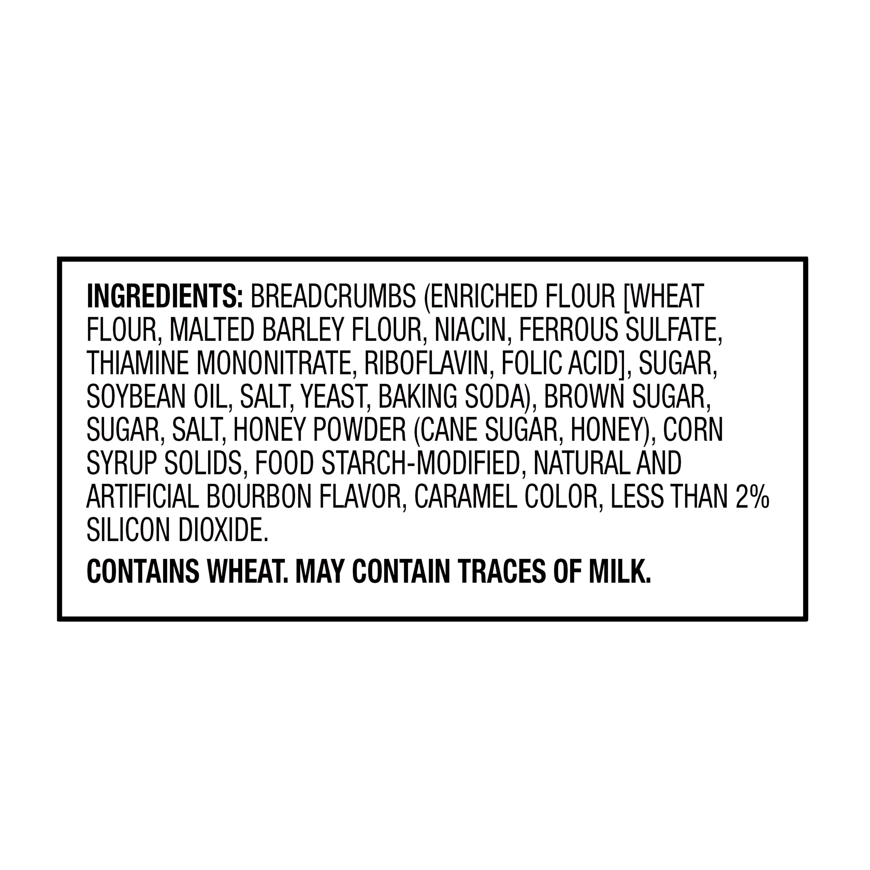 (6 pack) Great Value Honey Bourbon Coating & Seasoning Mix, Crumbles, Whole, 4.5 oz