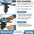 thumbnail image 3 of Journey So Lite Folding Power Scooter, Lightweight, 5 mph Max Adjustable Speed, Blue, 3 of 4
