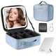 thumbnail image 1 of Bolsa de maquillaje portátil PRALENA de viaje con espejo y azul claro, 1 of 7