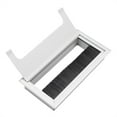 thumbnail image 4 of CHICIRIS Aluminium Cable Tidy Outlet Insert Hole Cover, Hair Brush, Flip Open, Easy Install, Office Desk Wire, Computer Desk Cable, 4 of 7