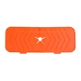 thumbnail image 1 of Alfombrilla de silicona para grifo, protector contra salpicaduras para fregadero de cocina, 14,7x5,7 pulgadas, color naranja, 1 of 7