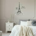 thumbnail image 3 of Eiffel Tower Sketch Peel and Stick Giant Wall Decals, 3 of 7
