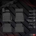 thumbnail image 3 of OMAC Premium Floor Mats for for BMW 8 Series G16 Gran Coupe 2020-2025 Black 4x, 3 of 13