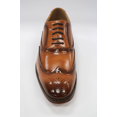thumbnail image 3 of Men's Masimo Tan Faux Textured Perforated Wingtip Laced Dress Shoes 2560-08, 3 of 7
