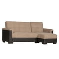 thumbnail image 2 of Ottomanson Origins Pro Modern Convertible L-Shaped Sectional Sofa, Beige Chenille, 2 of 6