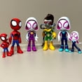 thumbnail image 2 of Conjunto de figuras de acción de Marvel, Spiedy y sus amigos increíbles, Hero Rhino Goblin, Spider Ghost, Doc Ock, Trace- E, modelo animado, juguetes de regalo, 2 of 2