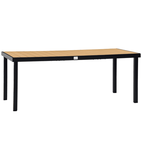 Outsunny 75" x 35" Outdoor Dining Table for 8 People, Natural