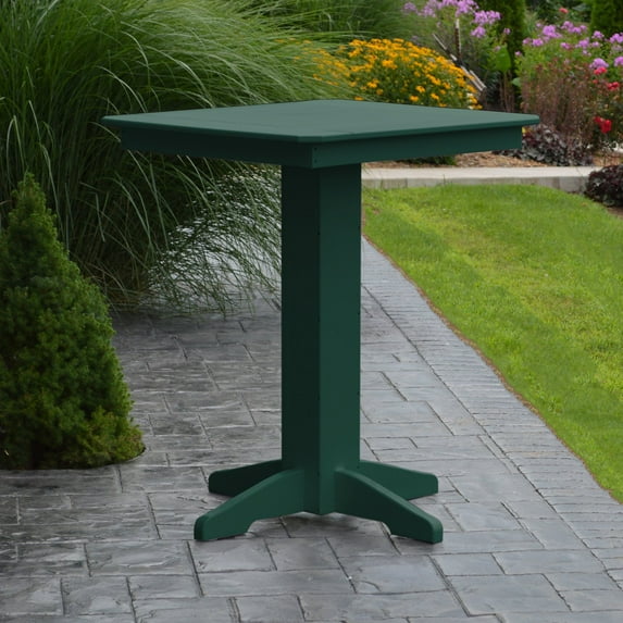 A & L Furniture Poly 33 in. Square Bar Height Table