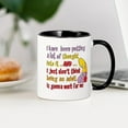 thumbnail image 3 of CafePress - Funny Being An Adult Mugs - 11 oz Ceramic Mug - Novelty Coffee Tea Cup, 3 of 4