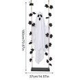 thumbnail image 2 of Halloween Outdoor Hanging Decorations with Remote Ghost Swing, Scary Hanging Halloween Decorations Outdoor for Yard Porch, Spooky Halloween Ghost Decor for Party, 71 Inch, 1 Pack, 2 of 8